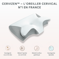 CerviZen : Oreiller Mémoire de Forme pour un Sommeil Réparateur