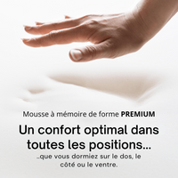 CerviZen : Oreiller Mémoire de Forme pour un Sommeil Réparateur