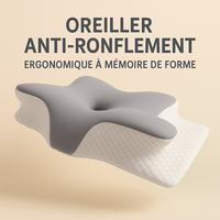 CerviSleep – Oreiller Mémoire de Forme pour Douleurs Cervicales et Lombaires