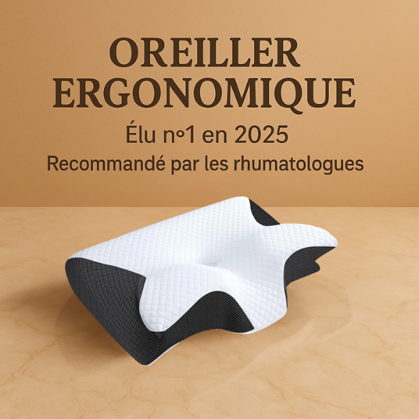 CerviZen : Oreiller Mémoire de Forme pour un Sommeil Réparateur