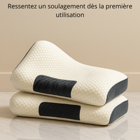 Oreiller ergonomique Sommeil réparateur sans douleurs Cerviform